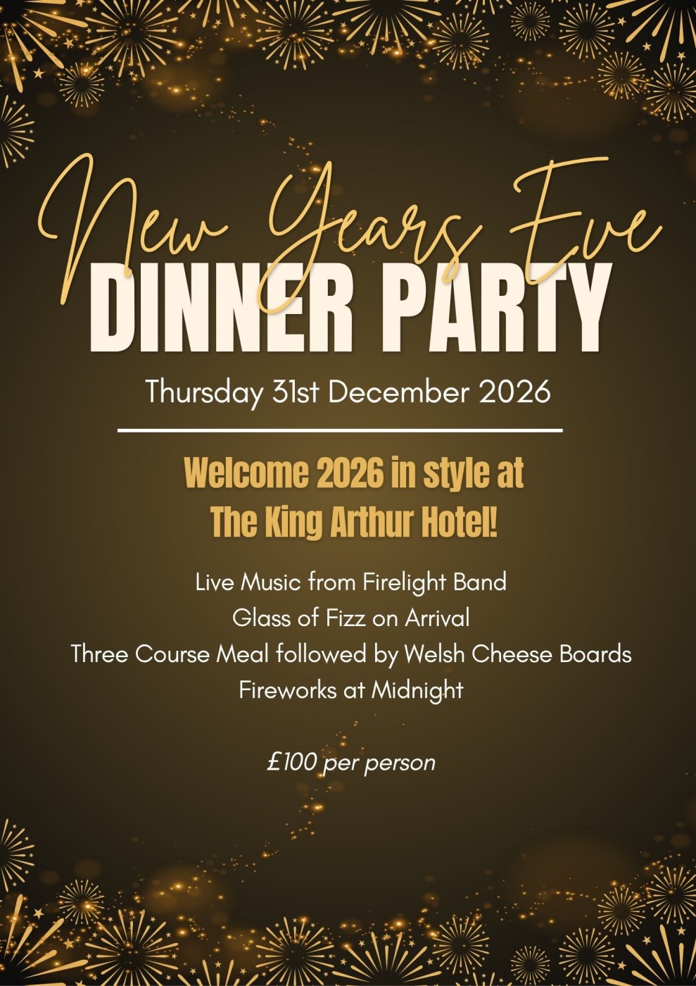 new years eve event swansea 2026